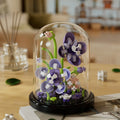 Flower Bouquet Bonsai Building Blocks Artificial Plastic Plant Dust Cover Micro Model Home Decoration Toy for Kid Birthday Gift